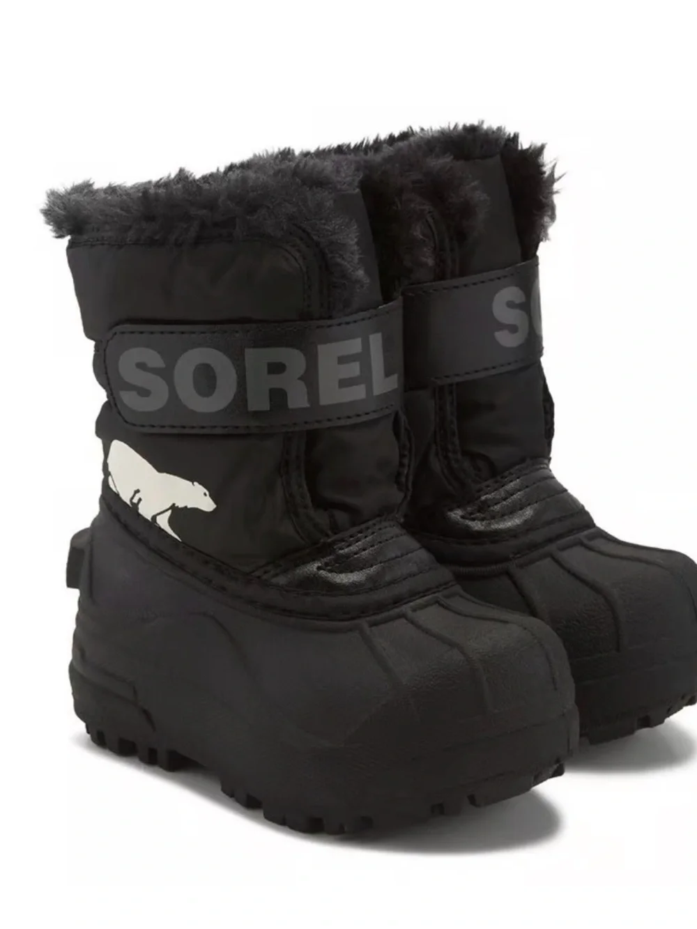 Sorel Kids' Snow Commander Waterproof Winter Boot Toddler Size 7 Black